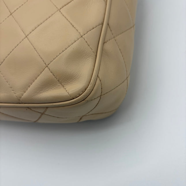 Sac Chanel caméra vintage beige