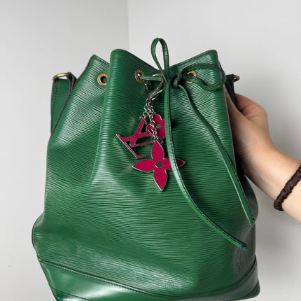 Porte-clés Louis Vuitton Fleur d’Épi Bordeaux