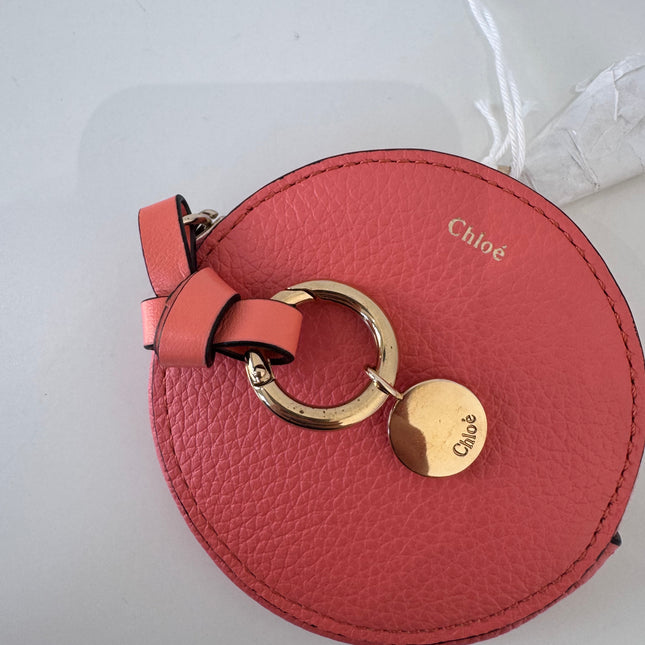 Porte monnaie Chloé corail
