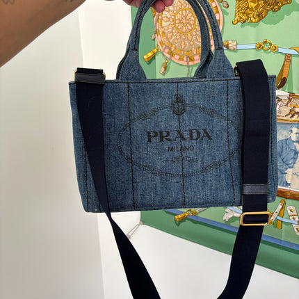 Sac Cabas Denim Prada Tu