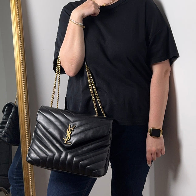 Sac Saint Laurent Loulou Medium Noir