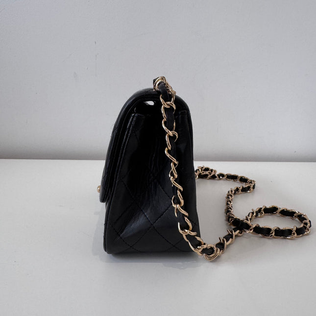 Sac Chanel Mini Square Timeless noir