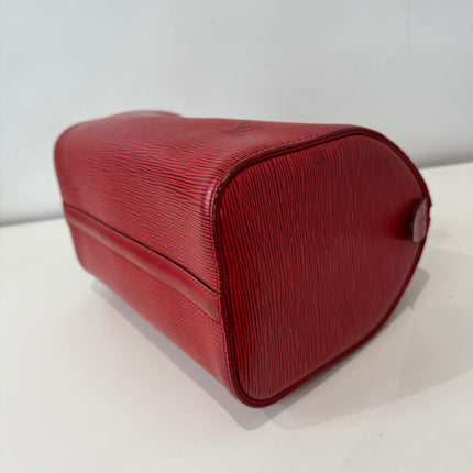 Sac Louis Vuitton Speedy 25 Épi Rouge
