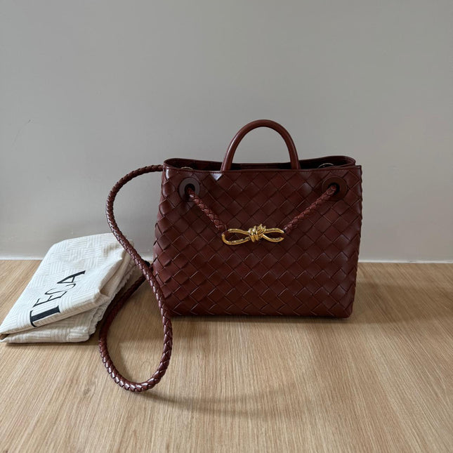Sac Andiamo Petit Bottega Veneta Marron Sapele
