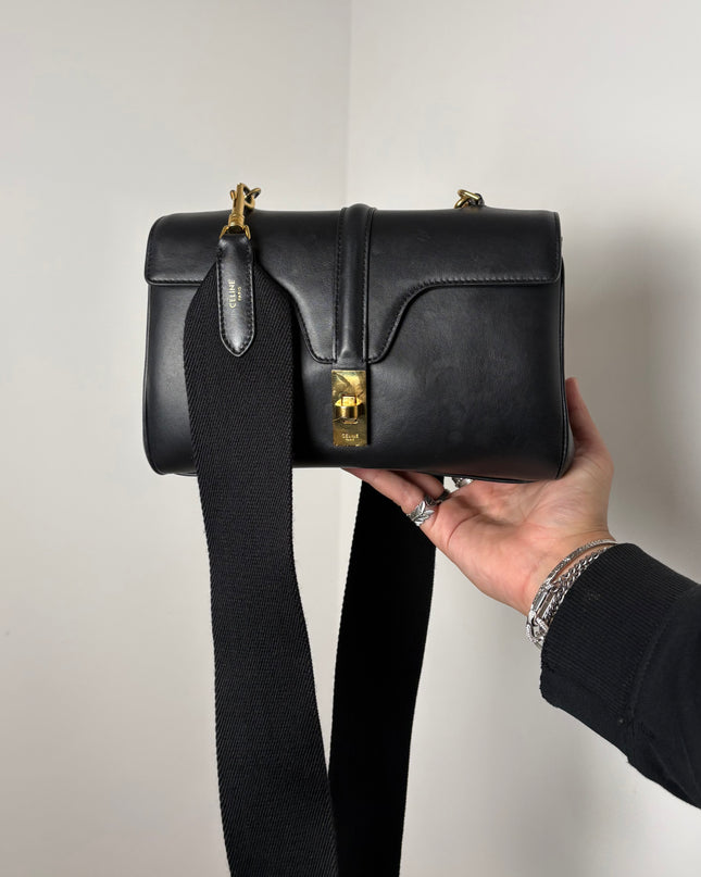 Sac Céline 16 Teen Soft Noir