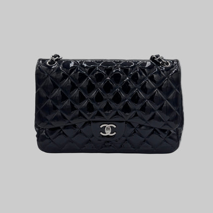 SAC CHANEL Jumbo TIMELESS VERNIS NOIR