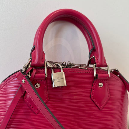Sac Louis Vuitton BB Alma Cuir Épi Rose
