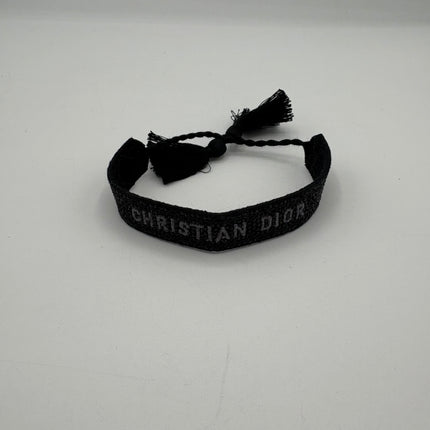 Bracelet Dior tissu noir