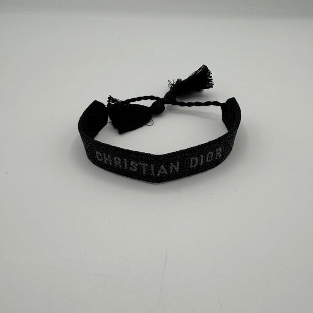 Bracelet Dior tissu noir