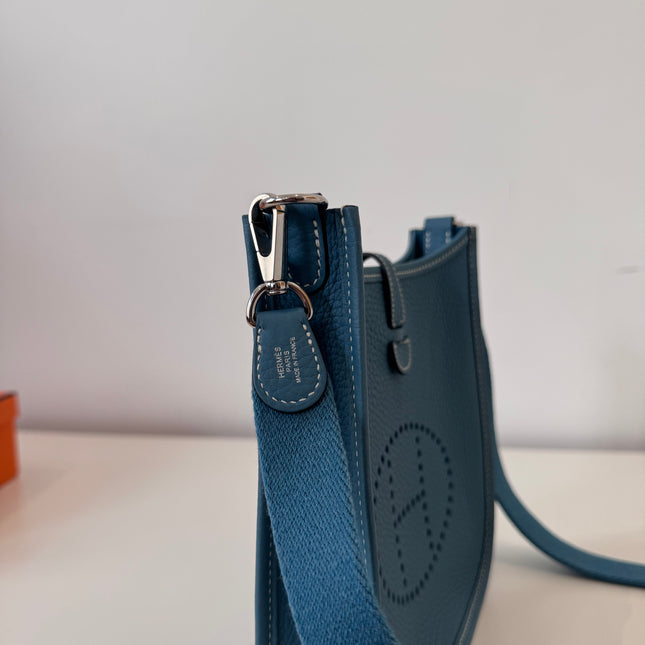 Sac Hermès Evelyne 16 Bleu Jean