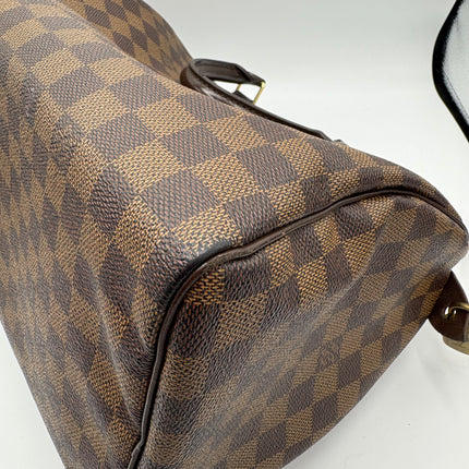 Sac Louis Vuitton Speedy 30 damier ébène