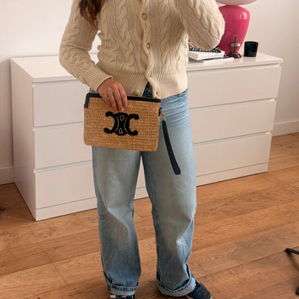 Pochette Céline en paille