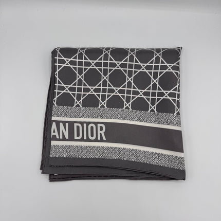 Carré Dior oblique Gris 90cm