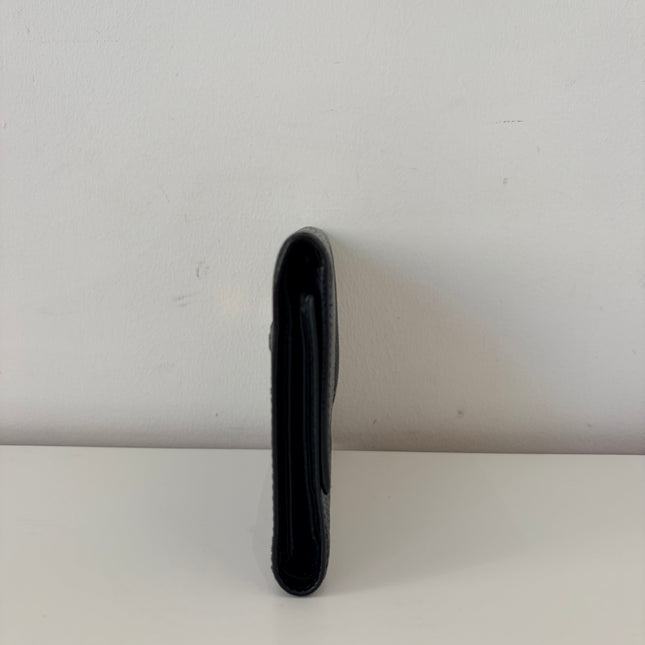 Portefeuille Chanel CC Caviar noir