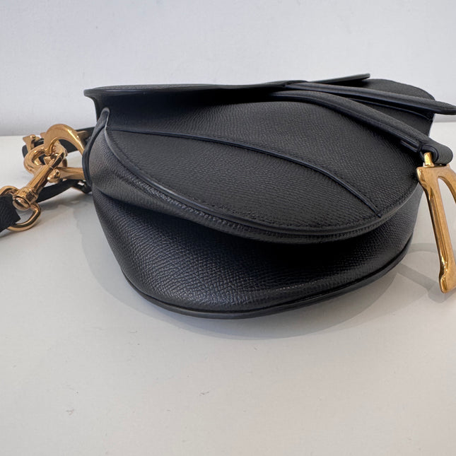 Sac Saddle Dior Moyen Noir Bandoulière