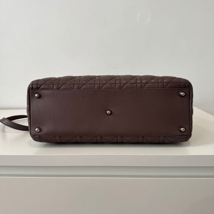 Sac Dior Lady Dior Large Prune