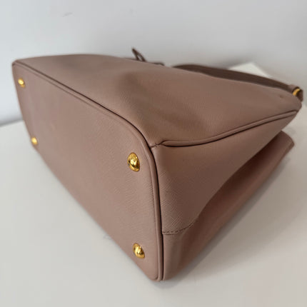 Sac Prada Galleria moyen vieux rose