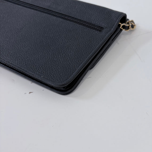 Sac Chanel Wallet On Chain Noir vintage