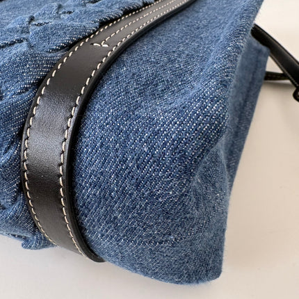 Sac Chloé Woody Bleu jean