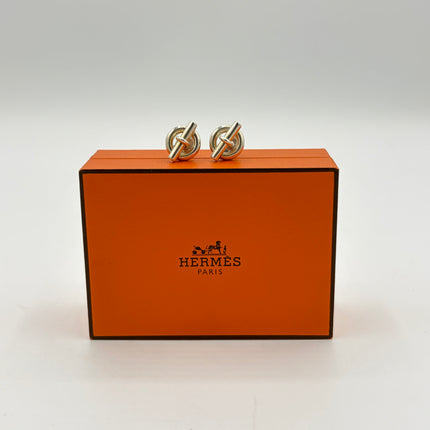 Boucles d’oreilles Hermès Mini chaîne d’ancre MM
