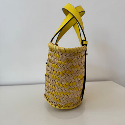 Sac panier Loewe jaune pm