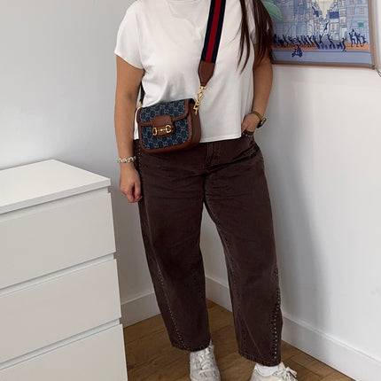 Sac Gucci Horsebit 1955 PM Denim