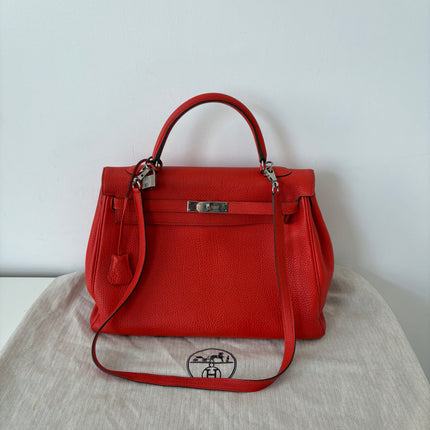 Kelly Hermès 35 Orange Poppy