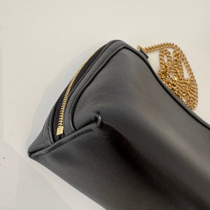 Sac Celine Clutch cuir noir