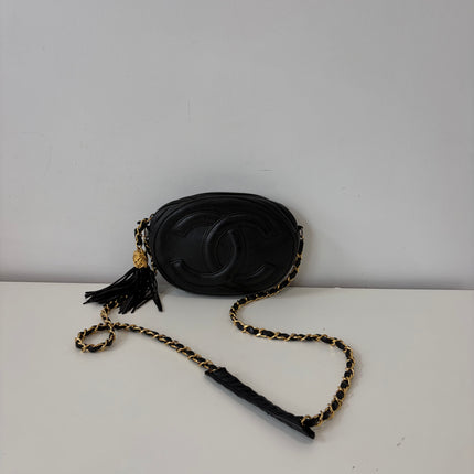 Sac Chanel Caméra Ovale Noir