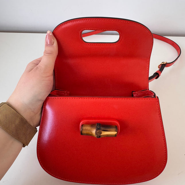 Sac Gucci Bamboo 1947 mini orange