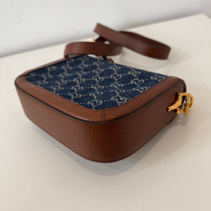 Sac Gucci Horsebit 1955 PM Denim