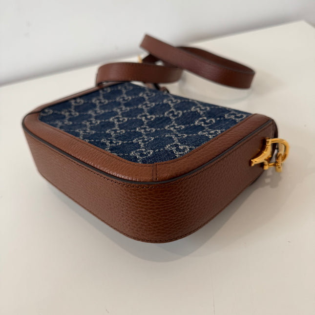 Sac Gucci Horsebit 1955 PM Denim