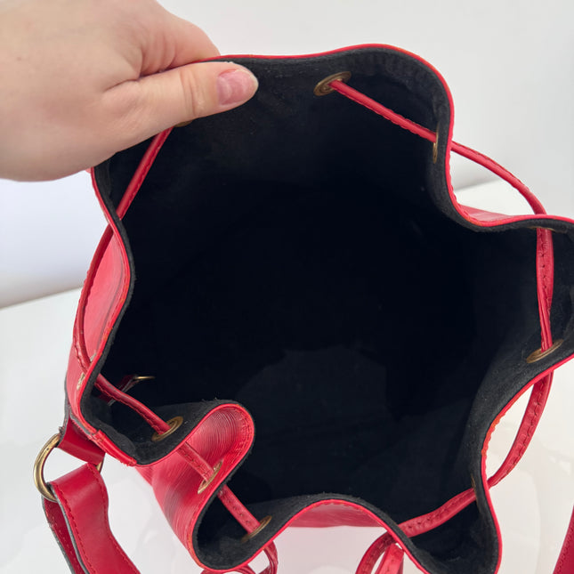 Sac Louis Vuitton Noé PM rouge