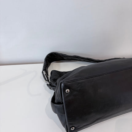 Sac Chanel épaule souple noir fermoir 2.55