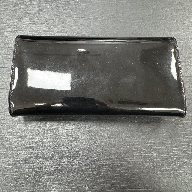 Portefeuille Noir Vernis Dior