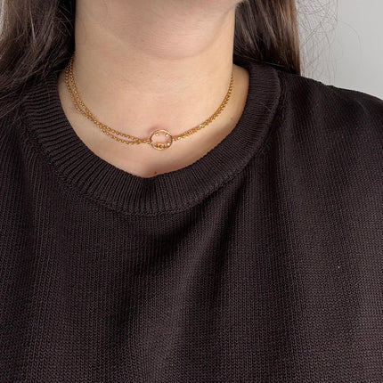 Collier Dior Double Chaîne