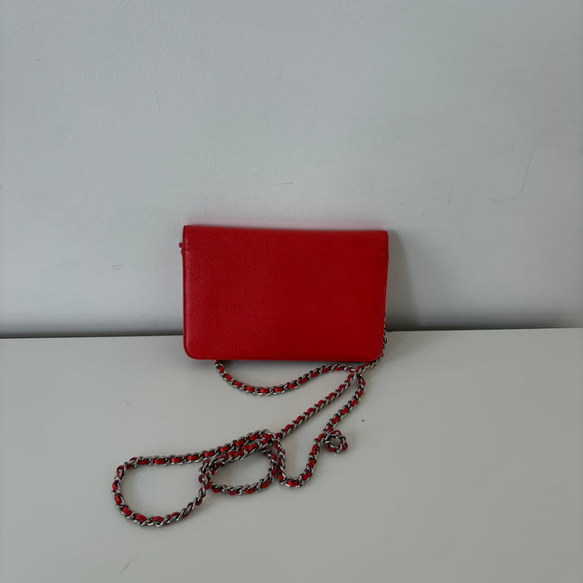 Sac Chanel Wallet on chain Corail