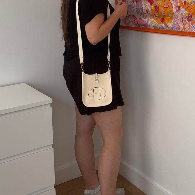 Sac Hermès Evelyne 16 craie