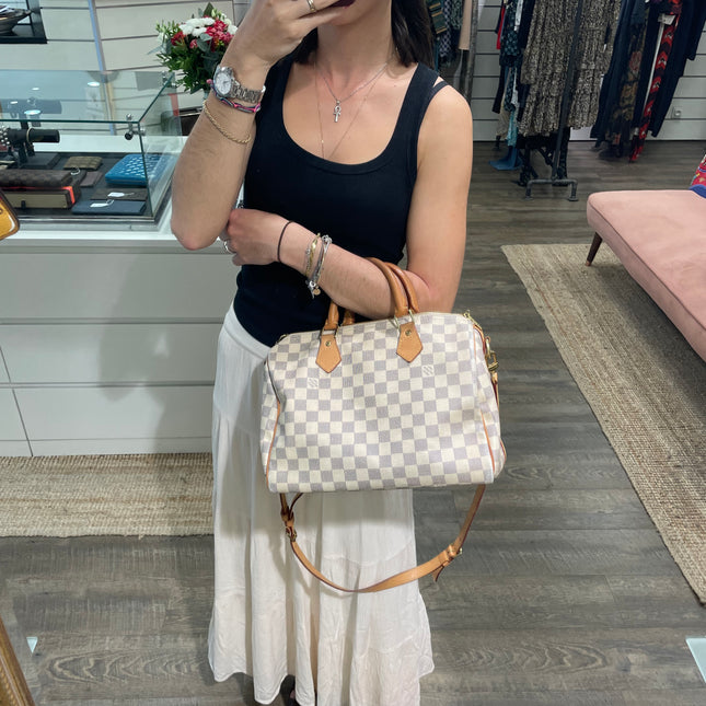 Louis Vuitton Speedy 30 Damier Azur