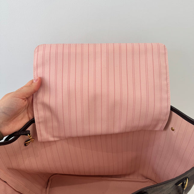 Sac Louis Vuitton Neverfull MM damier ébène