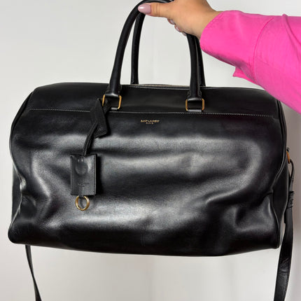Sac Saint Laurent Duffle bandoulière Cuir Noir
