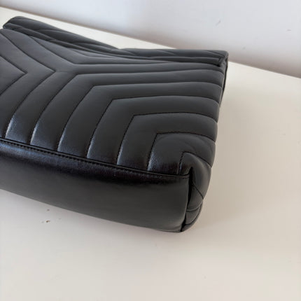 Sac Saint Laurent Loulou médium noir