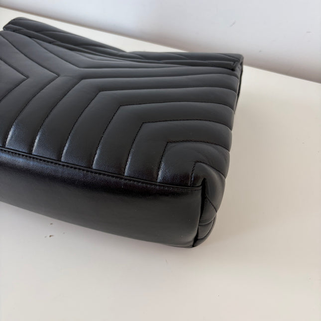Sac Saint Laurent Loulou médium noir