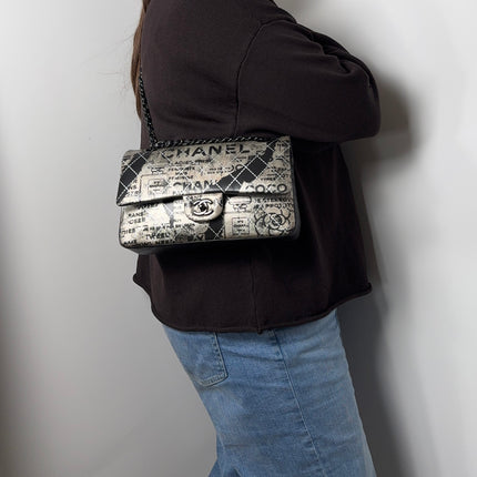 Sac Chanel Timeless édition limitée Graffiti Ladies first