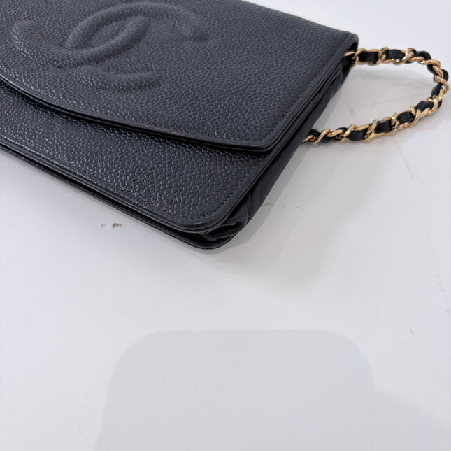 Sac Chanel Wallet On Chain Noir vintage
