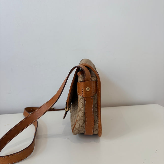 Sac Celine bandoulière toile macadam
