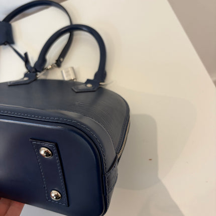 Sac Louis Vuitton BB Alma Épi Marine