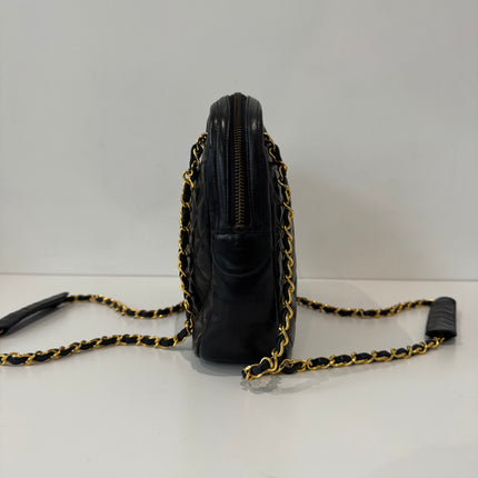 Sac Chanel Caméra bandoulière noir