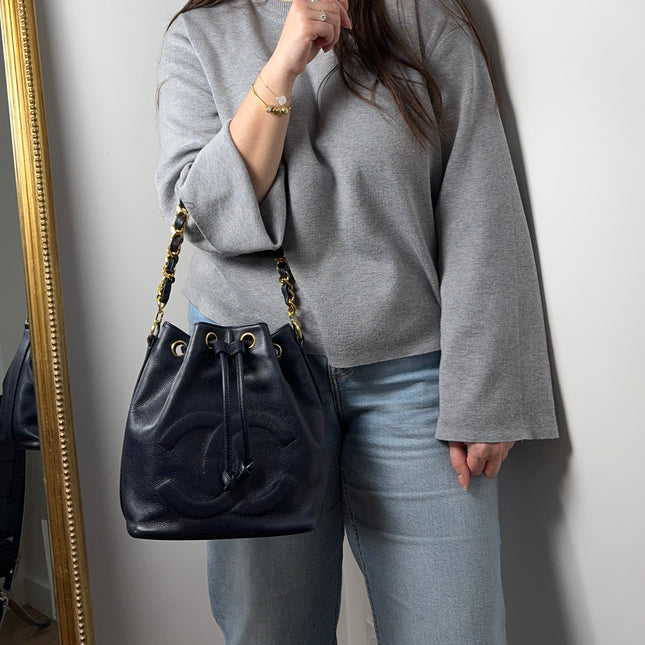 Sac seau Chanel vintage