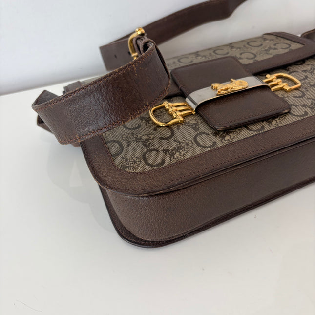 Sac Celine Sulky bandoulière Marron